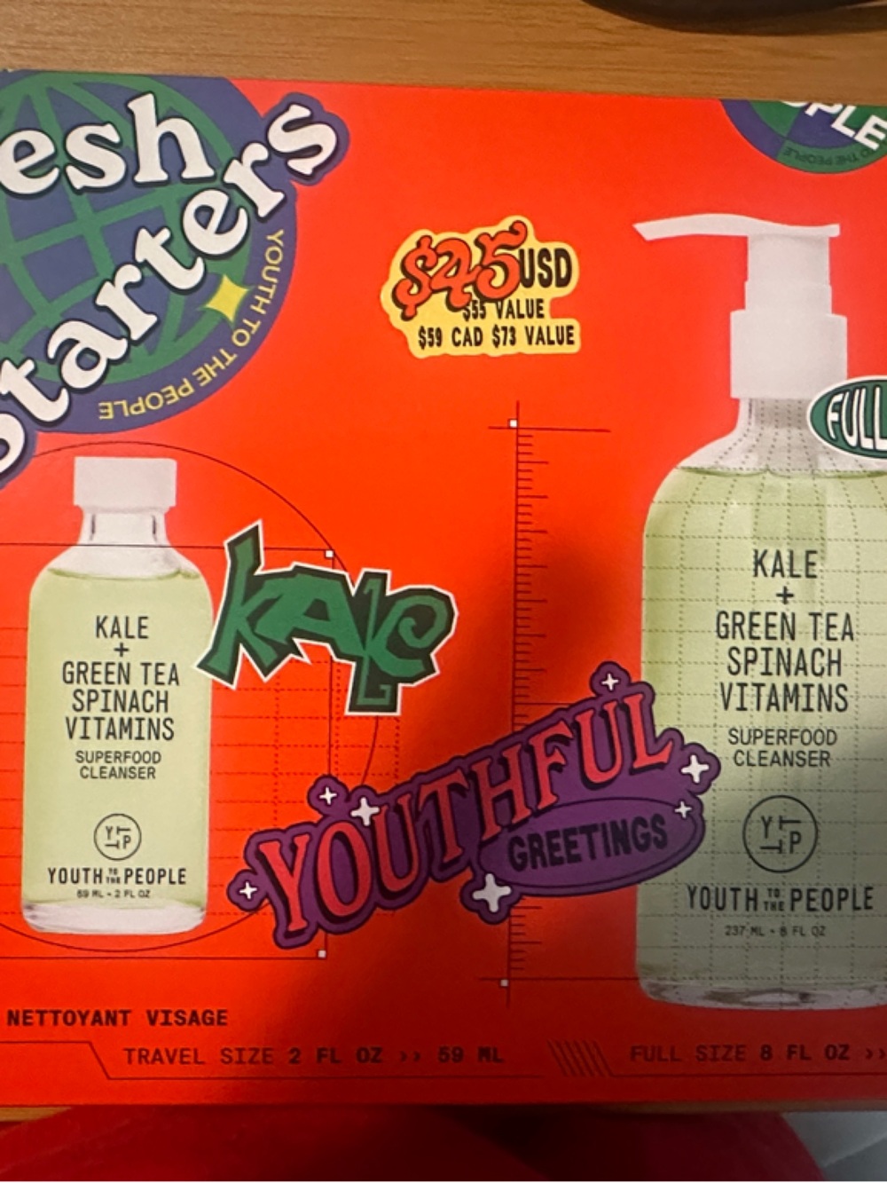 Youth To The People Kale Green Tea + Spinach Vitamins - Superfood Cleanser